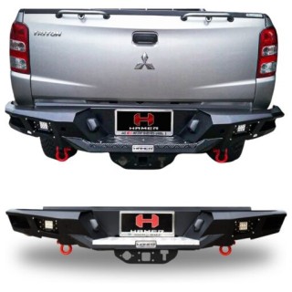 Rear Bumper MITSUBISHI L200 2015 2019 Hamer Steel with LEDs