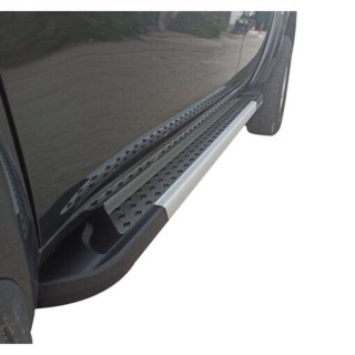 escalones FORD RANGER 2023 HASTA HOY Aluminio ART GRIS CABINA SUPER