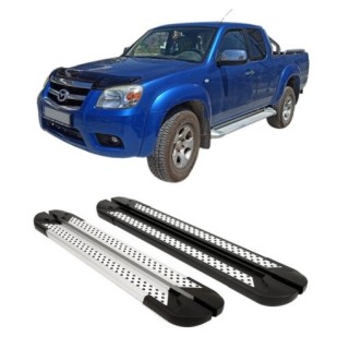 marche pieds MAZDA BT50 2006 2011 Aluminium ART GRIS EXTRA CABINE
