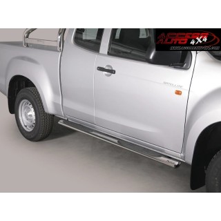 Marche pieds ISUZU D-MAX 2012 2020 Space Cabine Inox Ovale