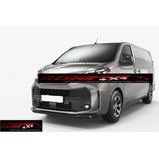 BULL BAR TOYOTA PROACE 2016 2023 INOX Black Lower Protection