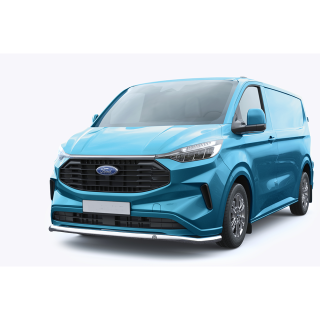 Pare Buffle FORD TRANSIT CUSTOM 2023 AUJOURD'HUI INOX HOMOLOGUE CE protection basse 60mm