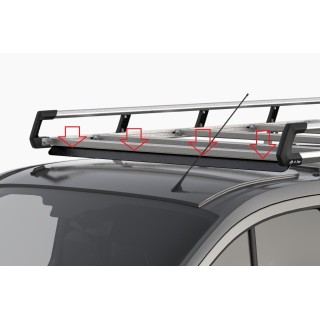 Roof Rack Spoiler 1230-63 mm Black for C13 and O19