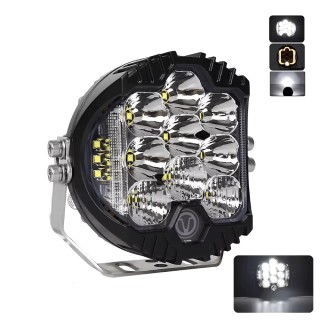 Projecteur Rond LED 87W avec feux de jour  diametre 175 mm