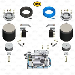 KIT Suspension Pneumatique Arriere pour Opel Combo 2018+ Integral avec Compresseur
