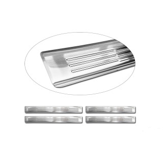 copy of copy of copy of Door Sill OPEL CORSA 2019 TODAY POLISHED STAINLESS STEEL 4 PIECES