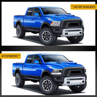 Phares Full LED DODGE RAM 1500 2013 2018  SET LEDS