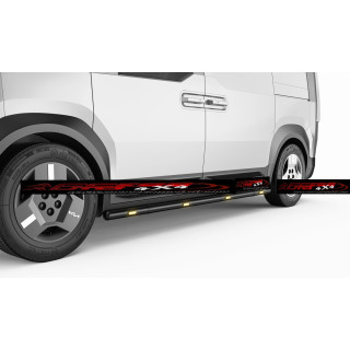 copia de Estribos OPEL VIVARO CORTO 2014 2019 INOX Tubular LED