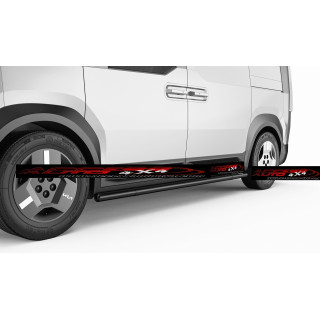 copia de copia de Estribos OPEL VIVARO CORTO 2014 2019 INOX Tubular LED