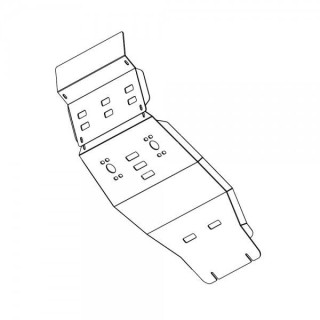 copy of copy of SUMP GUARD TOYOTA HILUX 2018 2021 ENGINE STEEL 3mm 2.4 2.8