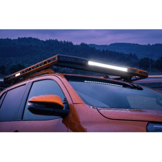 Galerie de Toit TOYOTA HILUX 2026 AUJOURD'HUI Double Cabine ALUMINIUM type Plateforme 120 x 140 cms