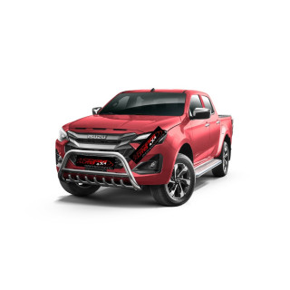 DEFENSA DELANTERA ISUZU D MAX 2024 HOY HOMOLOGADA INOX REJILLA