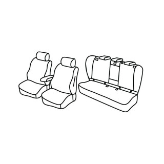 Fundas asiento coche SKODA SUPERB BREAK DSG 2024 HOY 5 PLAZAS