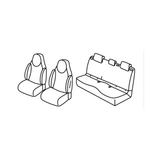 Fundas de asiento de auto FIAT GRANDE PANDA Híbrido 2025 HOY
