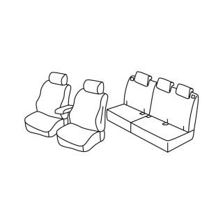 Custom Seat Covers for HONDA HR-V Elegance 2015 2021