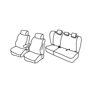Custom Seat Covers for HONDA JAZZ Hybrid 5 Doors 2020 TODAY