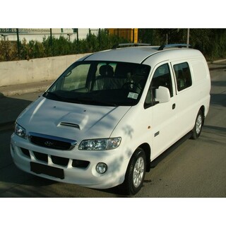 marche pieds aluminium plat noir TRV HYUNDAI H 200 COURT  - Access Auto 4x4