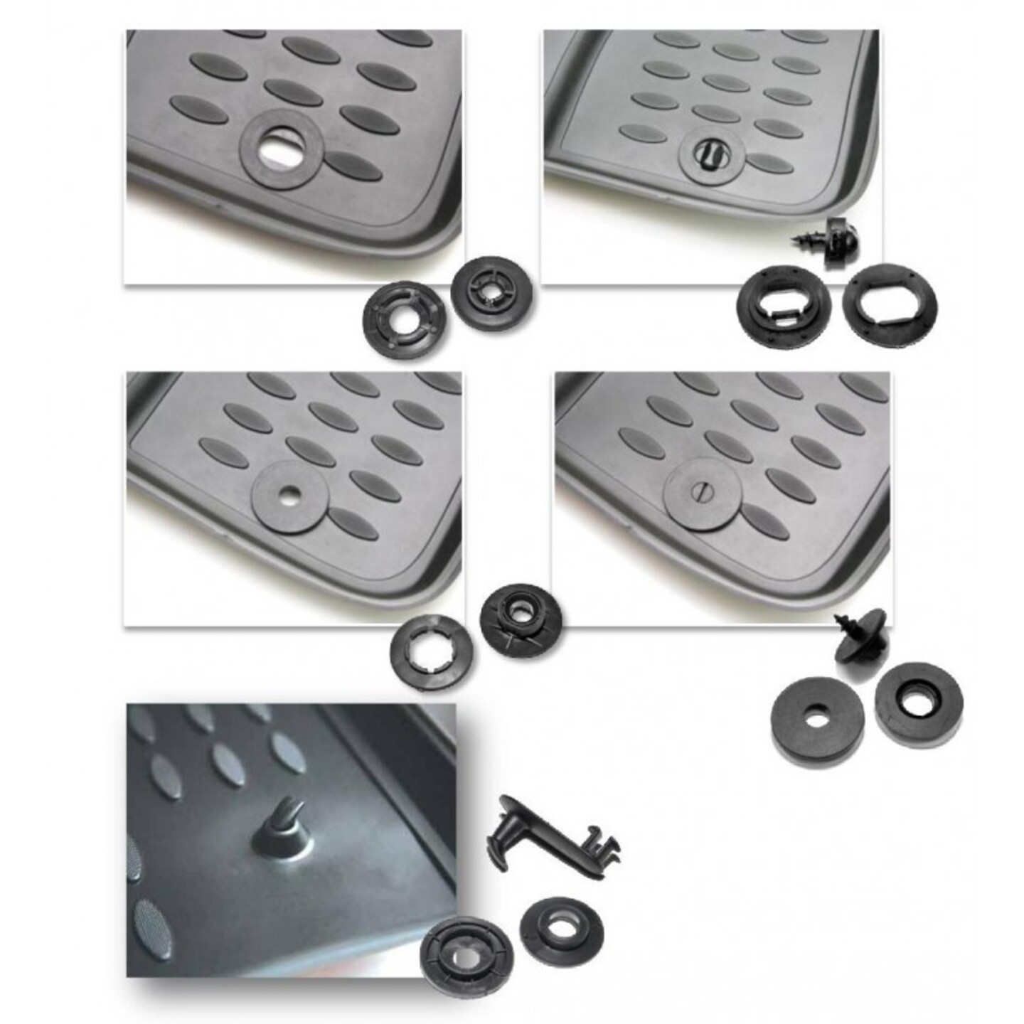 Voiture Tapis De Sol En Cuir Pour Toyo-ta Land Cruiser Prado 2002-2009(LHD), Sur Mesure Couverture ComplèTe Avant ArrièRe Moquette Tapis AntidéRapant Protection Styling Accessoires,F/Wine-Red