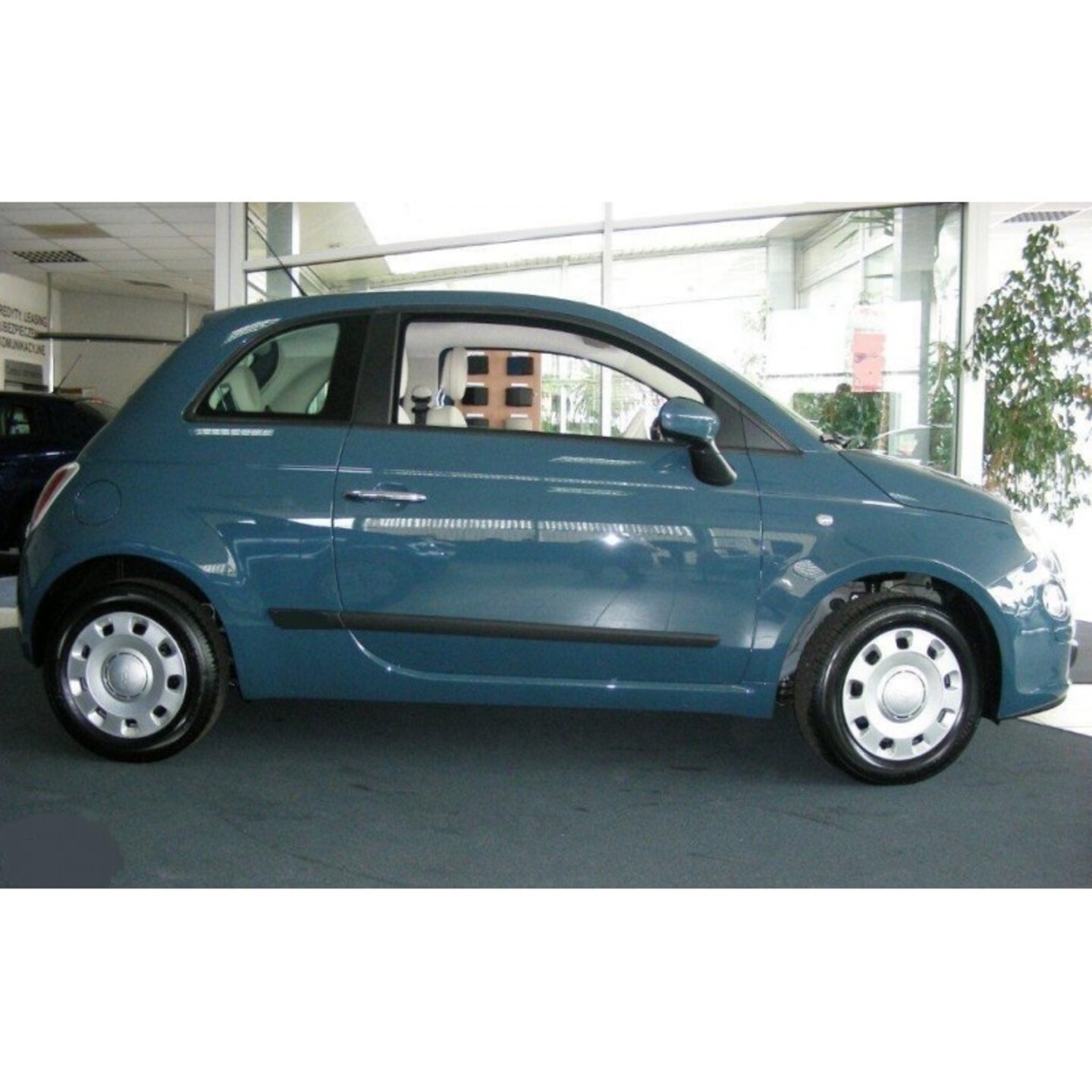 Protections De Seuil De Portière Fiat 500/500C - Acier Inoxydable, Avec Logo - Anti-rayures Et Déco