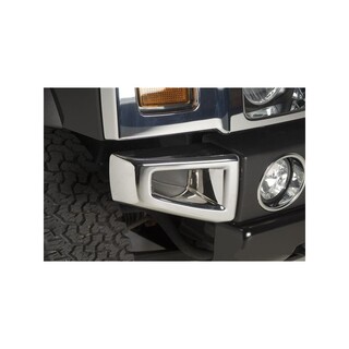 Angle Pare Choc Avant HUMMER H3 Chrome 2 pieces - Access Auto 4x4