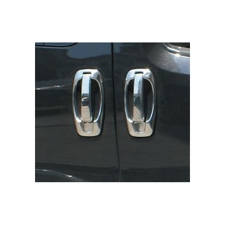 Couvre Poignée Porte INOX FIAT FIORINO-2007-AUJOURD'HUI-5-PORTES-INOX CHROME 10 PIECES