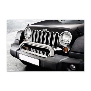 PARE BUFFLE-JEEP-WRANGLER-2007-2010- HOMOLOGUE INOX - Embase chrome