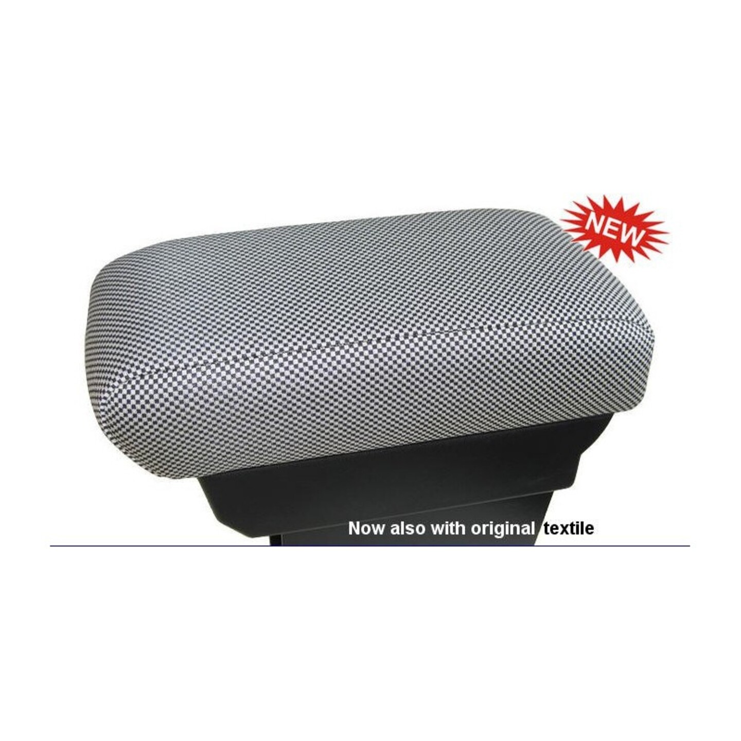 Accoudoir Central Coulissant Pour Fiat 500 Et 500C (2016-2024) - Simili-cuir Noir, Rangement Intégré, Installation Facile