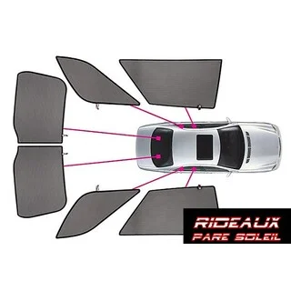 Pare-soleil Pour Peugeot 5008 Phase 2 (2017-2024) - Protection UV Et Thermique - À Anneaux Ressort - Réduction De Chaleur Jusqu'à 40°F